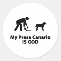 Perro de Presa Canario Etiqueta