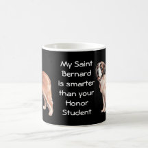 Perro de St Bernard Tazas