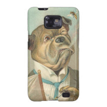 Perro de VintageGentleman Galaxy SII Funda