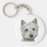 Perro de Westie Llavero Personalizado