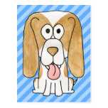 Perro del beagle postal