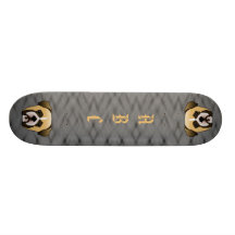 Perro del boxeador patineta personalizada