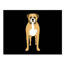 Perro del boxeador tarjetas postales