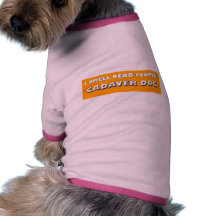 PERRO DEL CADÁVER CAMISAS DE MASCOTA