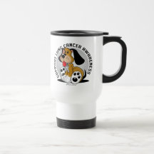 Perro del cáncer de pulmón taza de café