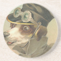Perro del conductor posavasos manualidades