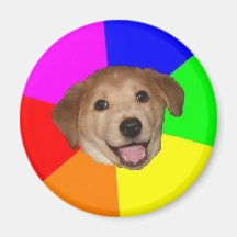 Perro del consejo imán de frigorifico