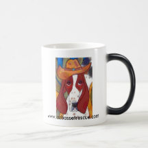 Perro del desierto de AZBHR Bungalowart.com Taza