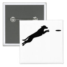 Perro del disco pins