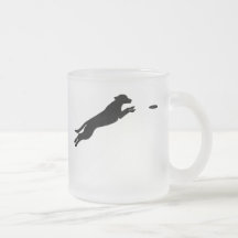 Perro del disco taza