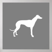 Perro del galgo impresiones