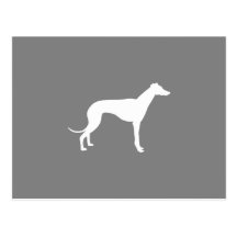 Perro del galgo tarjeta postal