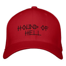 Perro del gorra del infierno gorra bordada