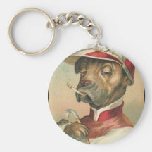Perro del jinete llavero personalizado