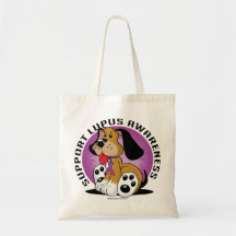 Perro del lupus bolsas lienzo