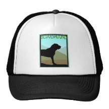 Perro del sabueso del estilo del artesano gorras de camionero