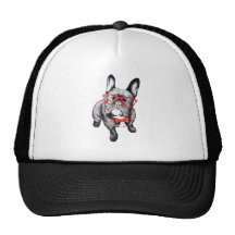 Perro feliz gorras