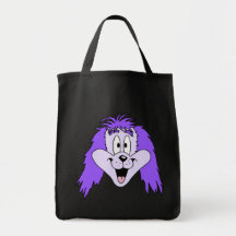 Perro lanudo púrpura. Historieta Bolsas De Mano