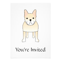 Perro lindo. Dogo francés poner crema pálido Anuncios Personalizados
