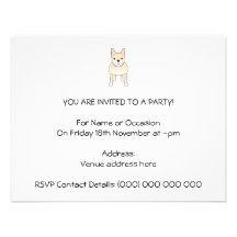 Perro lindo. Dogo francés poner crema pálido Invitaciones Personales