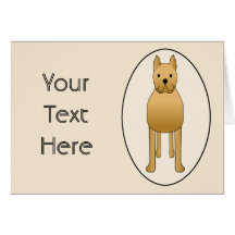 Perro lindo tarjeton