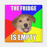 PERRO MEME DEL CONSEJO: EL REFRIGERADOR ESTÁ VACÍO IMANES  