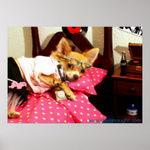 Perro y su room-300dpi-A Poster