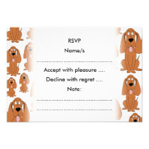Perros. Perros del dibujo animado Invitación