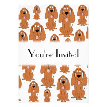 Perros. Perros del dibujo animado Comunicado Personalizado