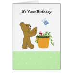 Persecución de un diseño del cumpleaños de la mari felicitaciones