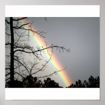 Persecución después de arco iris impresiones