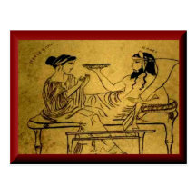 Persefone y Hades Tarjetas Postales