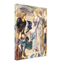 Perseus y el ~ Edward Burne-Jones de las ninfas de Impresiones En Lona