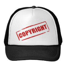 Persona con derechos de autor gorro