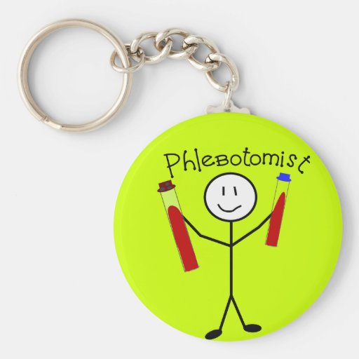 Persona del palillo de Phlebotomist Llavero Personalizado