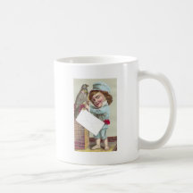 Persona impar que envía el poste de la paloma taza