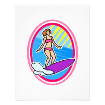 Persona que practica surf asustada invitaciones personales 