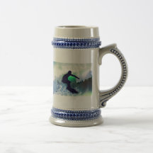 Persona que practica surf en onda grande tazas de café