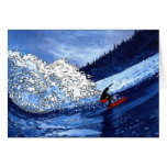 Persona que practica surf tarjetas