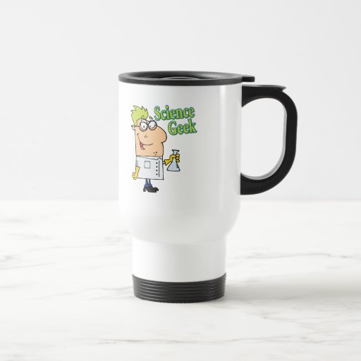 personaje de dibujos animados divertido del friki  tazas de café