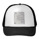 Personal de los ahorros de la guerra del departame gorras de camionero