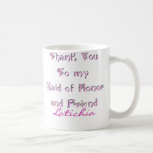 Personalice a la criada de la taza del regalo del 