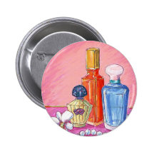 Personalice el botón de las botellas de perfume pins