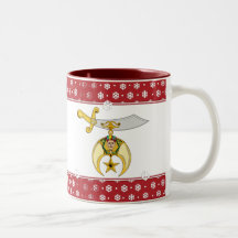 PERSONALICE EL EMBLEMA DE SHRINERS TAZA DE CAFÉ