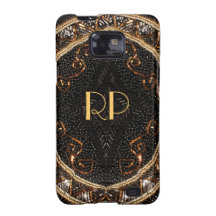 Personalice este diseño goteado vintage del monede galaxy s2 fundas