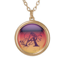 Personalice la inicial para todas las palabras collares personalizados