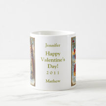 PERSONALICE LA TAZA DE LA TARJETA DEL DÍA DE SAN V