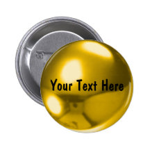 Personalizable de la bola del oro pin