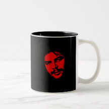 Personalizable de la cara roja de Che Guevara Tazas
