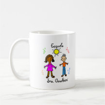 Personalizable de la taza de la "escuela" de Escue